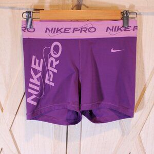 NWOT! Nike Pro Dri-Fit Women's 3" Compression Shorts in Purple